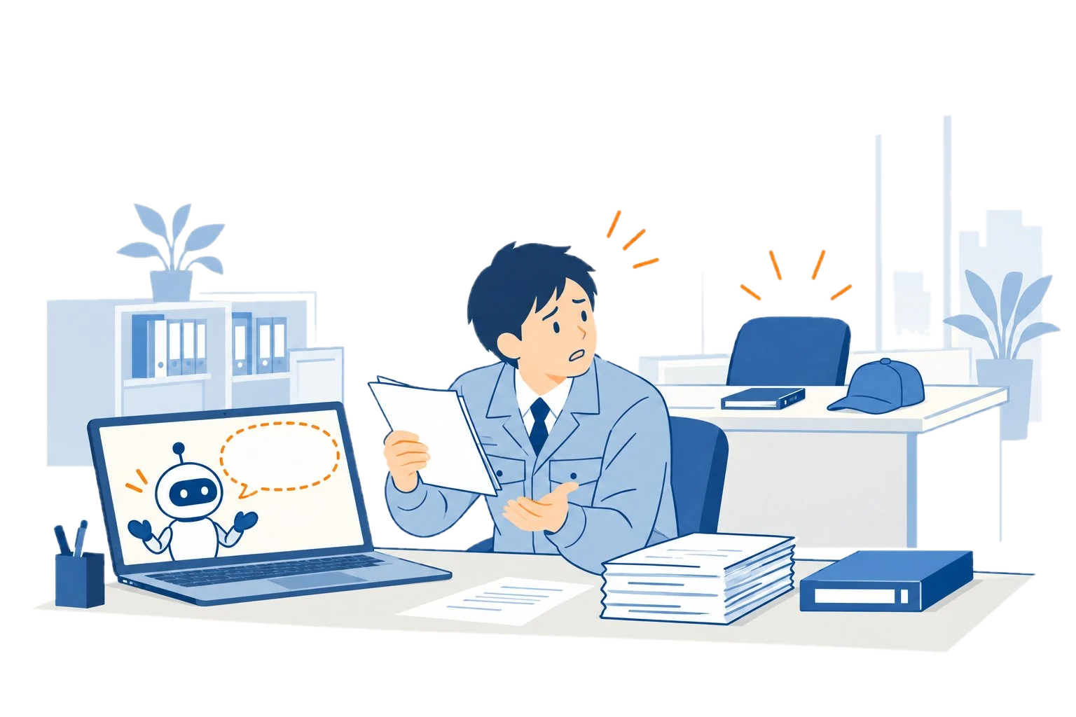 ベテランの席が空いて若手が困っている。AIは一般論しか返さない