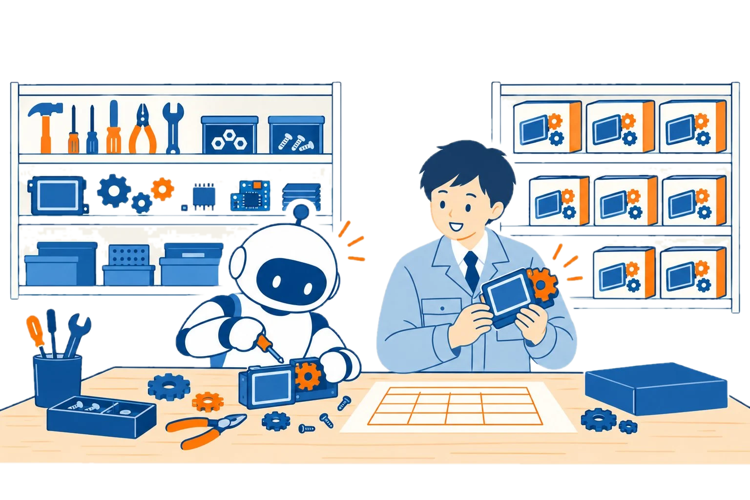 設計図から道具を仕立てる